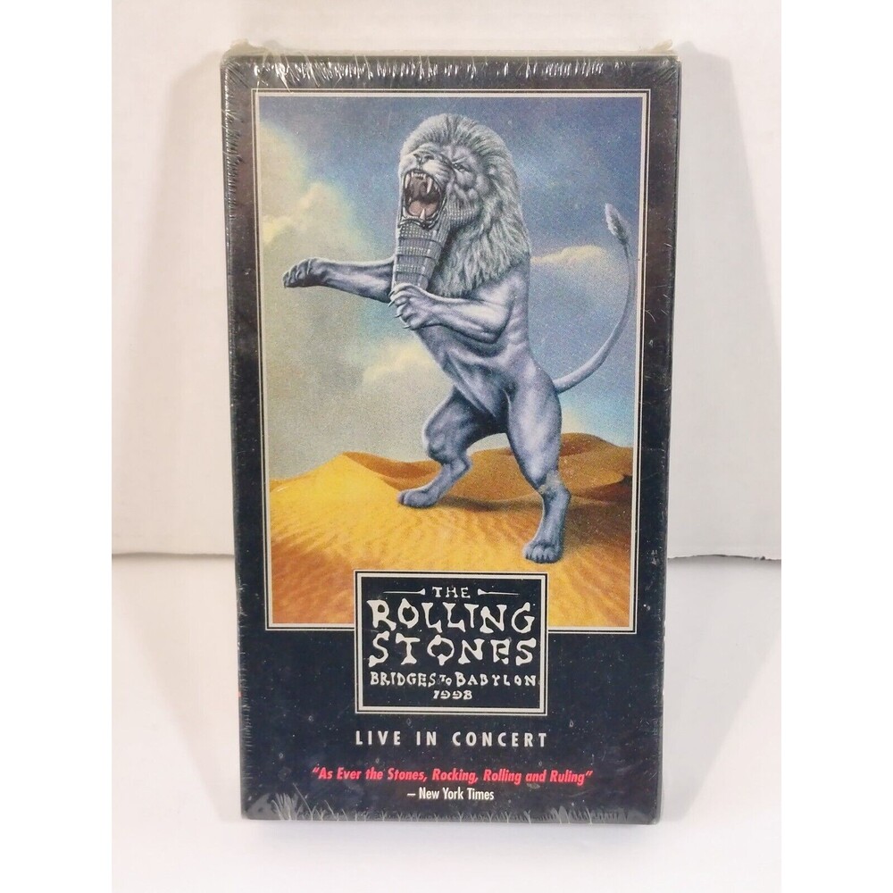 NEW SEALED Vintage 1998 The Rolling Stones Bridges To Babylon Video VHS